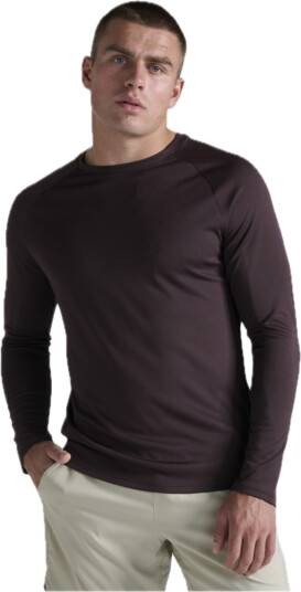 2xu Men"s Aero Mesh Long Sleeve Bark/black Reflective XL