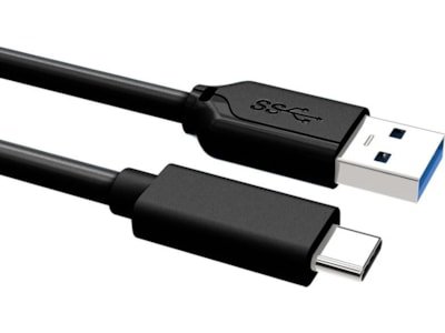 Ladekabel USB 3.1 Gen 1 C - A 1m (sort)