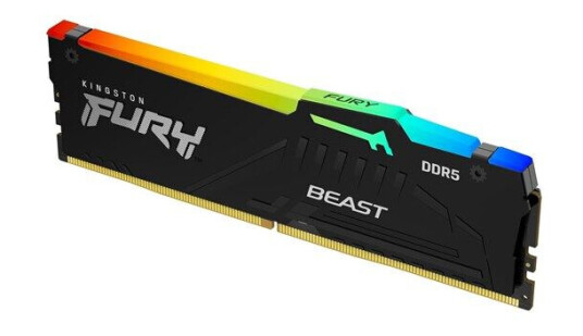 Kingston FURY Beast RGB DDR5-6000 C40 SC - 16GB