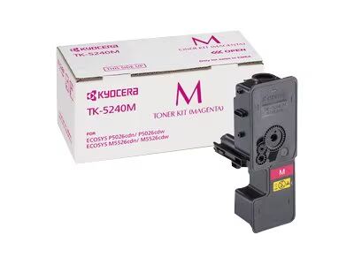 Kyocera TK 5240M - Magenta - original - tonerpatron - for ECOSYS M5526 P5026 Kyocera TK 5240M - Magenta - original - tonerpatron - for ECOSYS M5526 P5026
