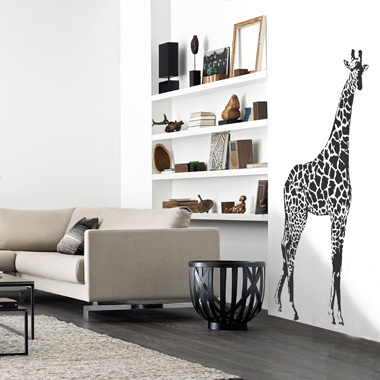 Giraf wallsticker av Anline Ruby, 45x97 cm