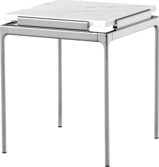 Sett LN11 Sidebord 40x40 cm Bianco Carrera