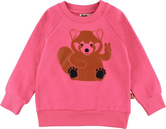 DYR Cph Collegegenser Dyrebelg Spicy Pink Rot Peace Panne DYR 3 år 98 Collegegenser Rosa