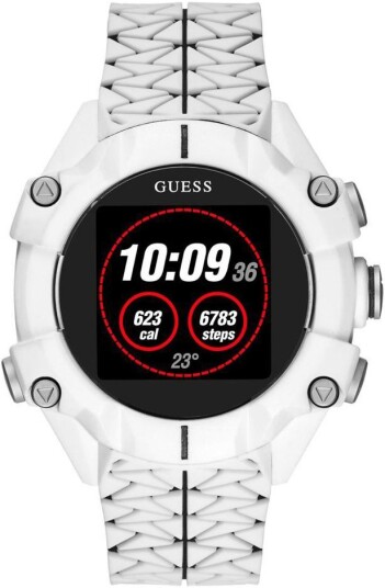Guess Herreklokke C3001G4 LCD/Gummi Ø47 mm