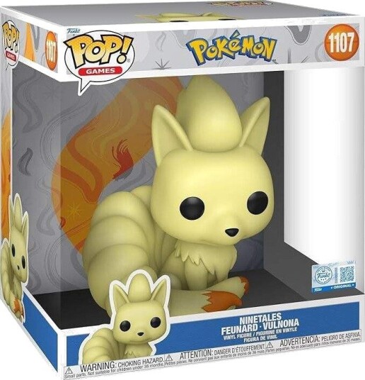 Northix POP-figur Jumbo Pokémon Ninetales Feunard Vulnona Eksklusiv