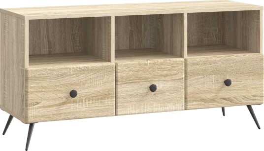 TV skap med skuff Sonoma eik 102 x 34,5 x 50 cm Konstruert tre
