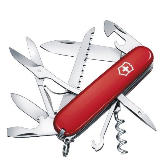 Victorinox Huntsman 91mm Lommekniv med 15 Funksjoner - Rød