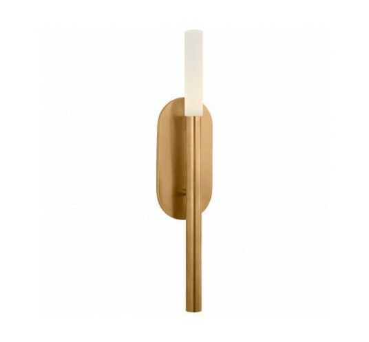 Rousseau Medium Bath Sconce Antique-Burnished Brass Rousseau Medium Bath Sconce Antique-Burnished Brass