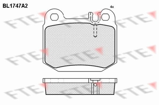 Bremseklosser FTE 9010330