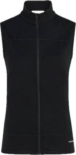 Icebreaker Women Merino Blend 300 Realfleece™ Descender Vest Black XS