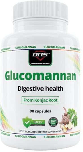 DNS Glucomannan   Konjac Root   90 Kapsler
