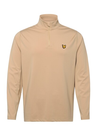 Lyle & Scott Golf Core Quarter Zip Midlayer Beige XXL