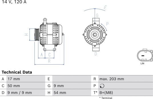 Dynamo BOSCH 0 986 084 710