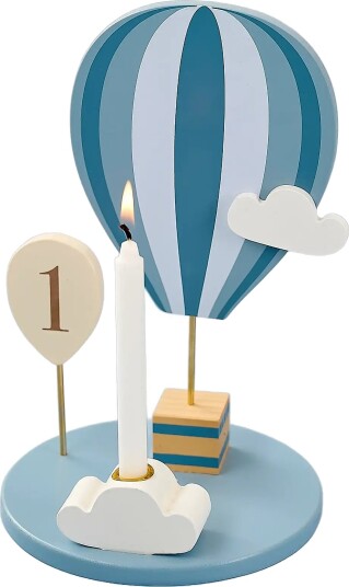 JaBaDaBaDo Candlestick Air Balloon Blue Blue ONE SIZE JaBaDaBaDo Candlestick Air Balloon Blue Blue ONE SIZE