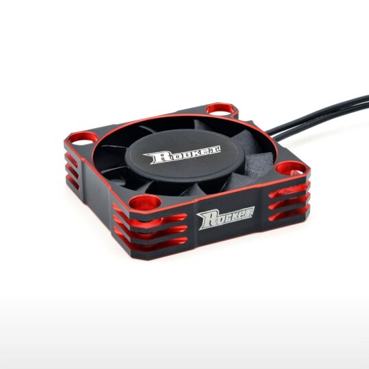 Surpass Hobby ESC Fan 50x50mm Red/Black Alu