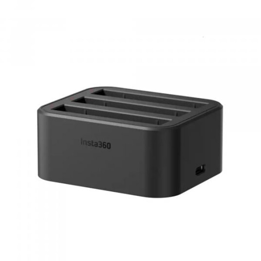 Insta360 X3 Hurtigladingshub for tre batterier - Svart Insta360 X3 Hurtigladingshub for tre batterier - Svart