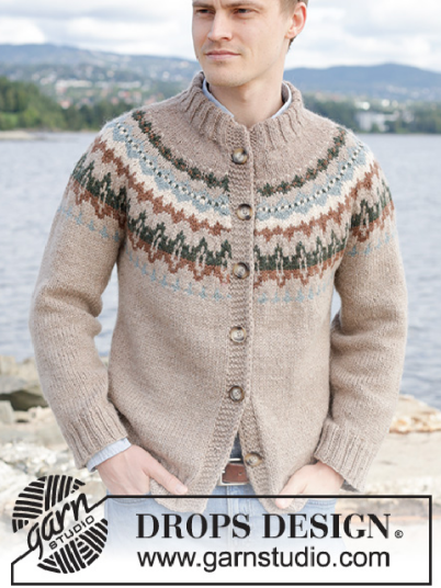 Drops 246 3 Autumn Reflections Cardigan
