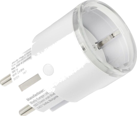 Shelly Plug S Gen3 Hvit Shelly Plug S Gen3 Hvit