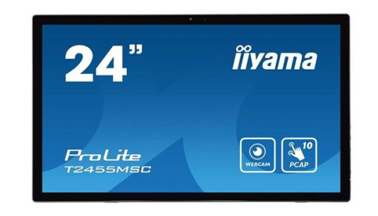 Iiyama ProLite 24" Touchskjerm FHD IPS med 10-punkts berøring - Svart Iiyama ProLite 24" Touchskjerm FHD IPS med 10-punkts berøring - Svart