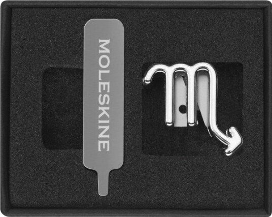 Moleskine Pin/Brosje Moleskine Skorpion Sølv Moleskine Pin/Brosje Moleskine Skorpion Sølv