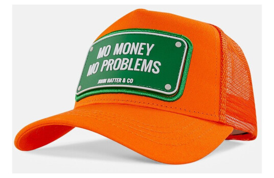 John Hatter Mo Money Mo Problems Orange Onesize Capser