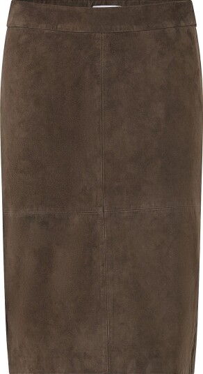 Stylein Semsket skjørt Valeria Skirt Brun