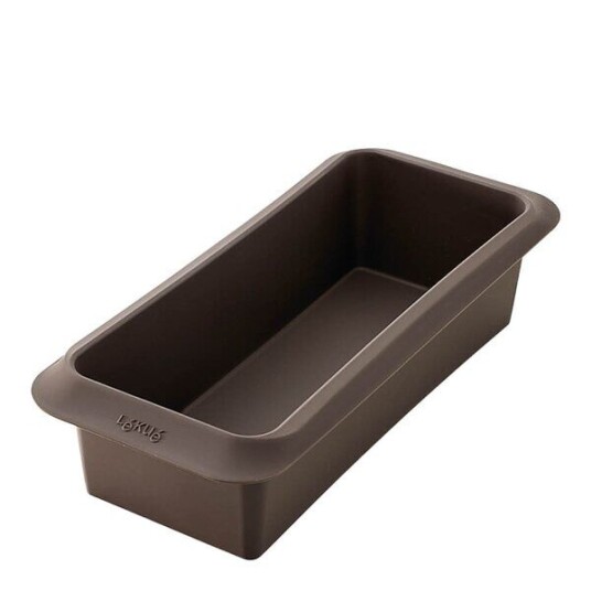 Lékué   Silikonform for brød eller kake 25x13 cm brun