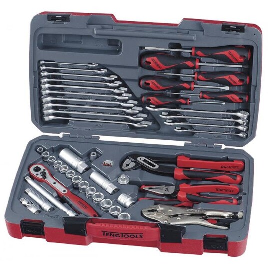 Teng Tools T3848-P Verktøysett 3/8", 48 deler, Håndverktøy