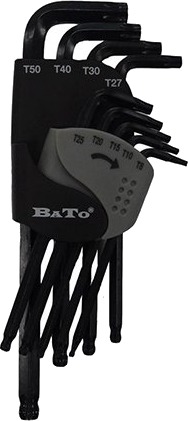 BATO Stiftnøkkelsett Torx 8-50. 9 deler.