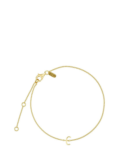 DESIGN LETTERS Archetype Bracelet A Z Gold Plated |Guld |L:21 cm DESIGN LETTERS Archetype Bracelet A Z Gold Plated |Guld |L:21 cm