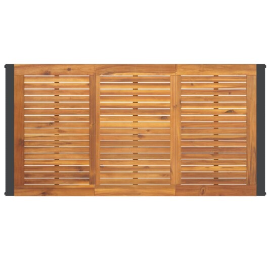Hagebord med U ben 160x80x75 cm heltre akasie Hagebord med U ben 160x80x75 cm heltre akasie