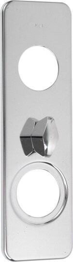 Assa 4294-60 Vriderskilt Mattbørstet Messing