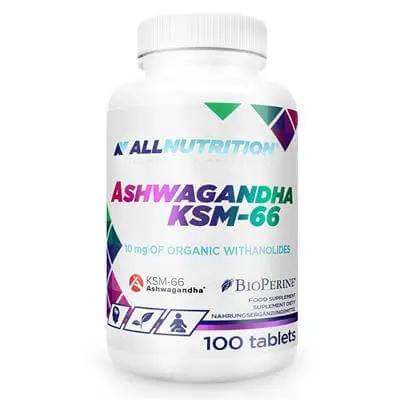 ASHWAGANDHA KSM-66 400mg 100 tab + BioPerine