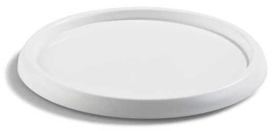 LOKK BØTTE 5L HVIT PLAST (10) ø225mm NORDISKA PLAST