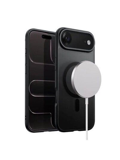 CRONG Hybrid Frost MAG Cover   MagSafe iPhone Air Case Black