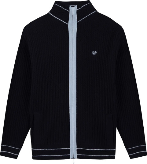 Maison Labiche Kelner Patch Coeur Navy M