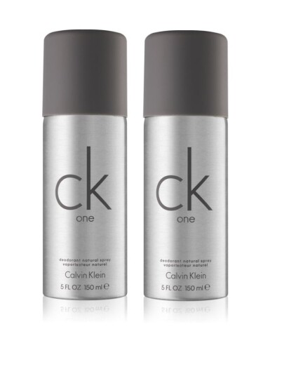 Calvin Klein 2 x CK One Deodorant Spray 150 ml Calvin Klein 2 x CK One Deodorant Spray 150 ml