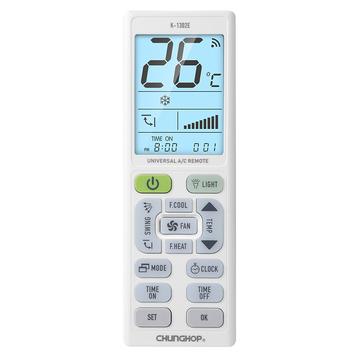 Universal fjernkontroll for klimaanlegg med LCD skjerm
