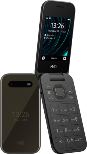 HMD 2660 Flip 4G Dobbelt-SIM Svart Mobiltelefon med Kamera