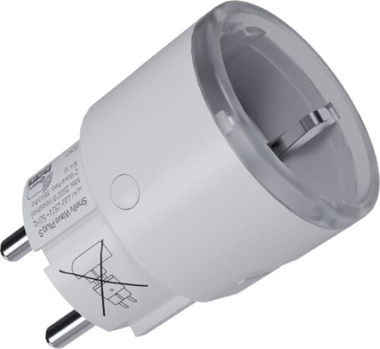 Shelly Wave Plug S LR Smart Z-wave-plugg Med Energimåling Svart