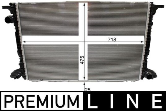 MAHLE CR 2180 000P Radiator motorkjøling