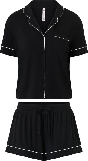 Hunkemöller Pj Ss Jersey Essential Black XL