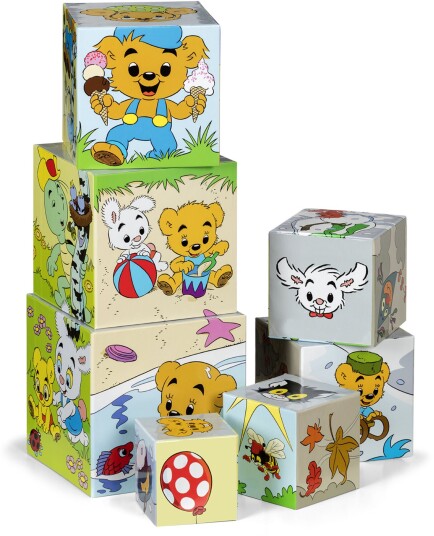 Micki leksaker Bamse Stableklosser Årstider Micki leksaker Bamse Stableklosser Årstider