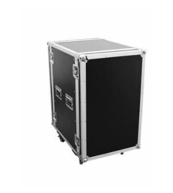 Roadinger Amplifier Rack Pr-2st, 18u 55cm, Trillehjul Roadinger Amplifier Rack Pr-2st, 18u 55cm, Trillehjul