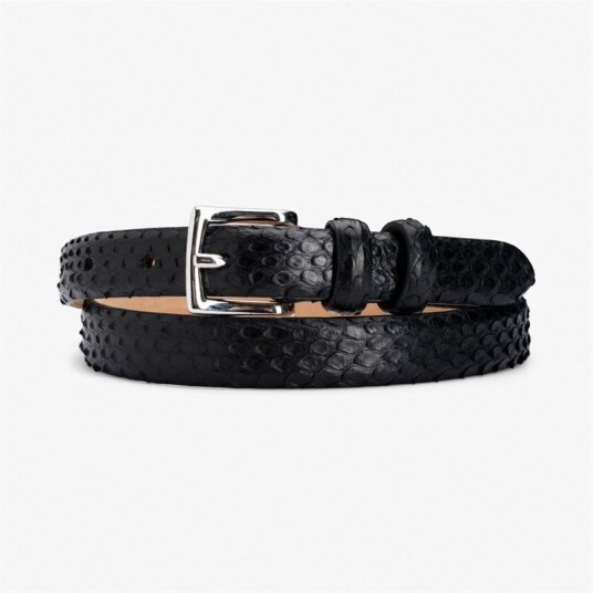 Gavazzeni Genuine Python Leather - Nero Gavazzeni Genuine Python Leather - Nero