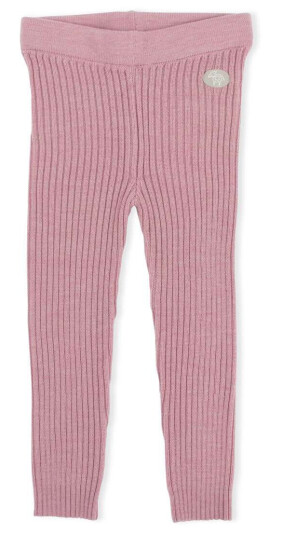 Lillelam Bukse Classic Ribb   Ullongs - 100% Merino - Rosa