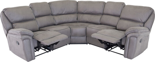 Venture Home Saranda sofa hjørnesofa recliner PU kunstskinn grå. 1566813-01-0 1566813-02-0
