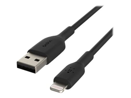 Belkin Boost Charge 3m Lightning til USB-A Kabel, Svart