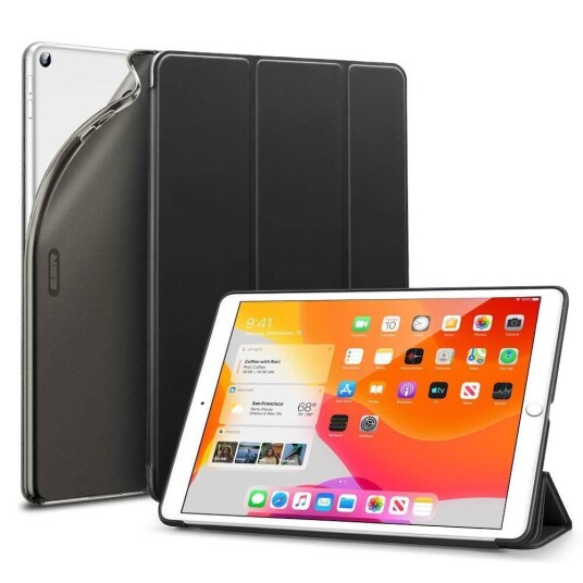 ESR iPad 10.2" (2021 / 2020 / 2019) ESR Rebound Deksel - Svart