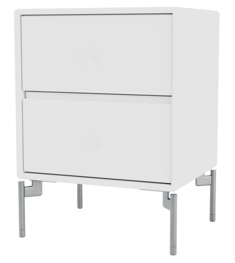 Montana Drift nattbord new white 101, kromben cm